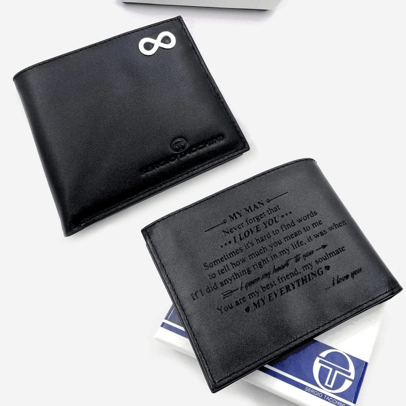 Sergio Tacchini Black Wallet Wallets - Pegor Jewelry