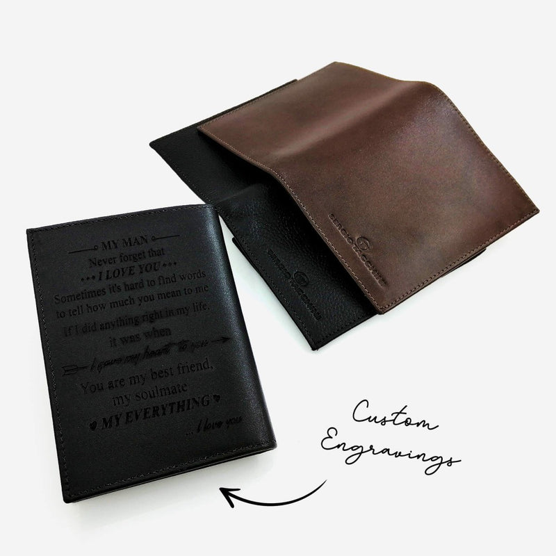 Sergio Tacchini Dark Brown Vertical Wallet Wallets - Pegor Jewelry