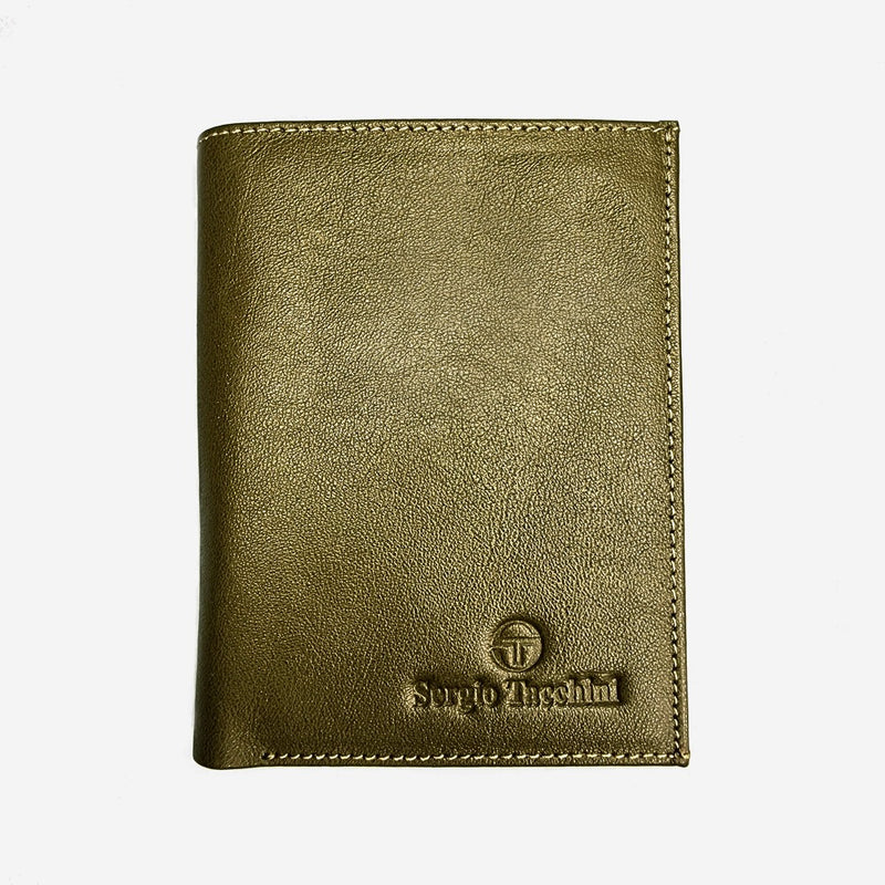 Sergio Tacchini Olive Green Vertical Wallet Wallets Classic - Pegor Jewelry