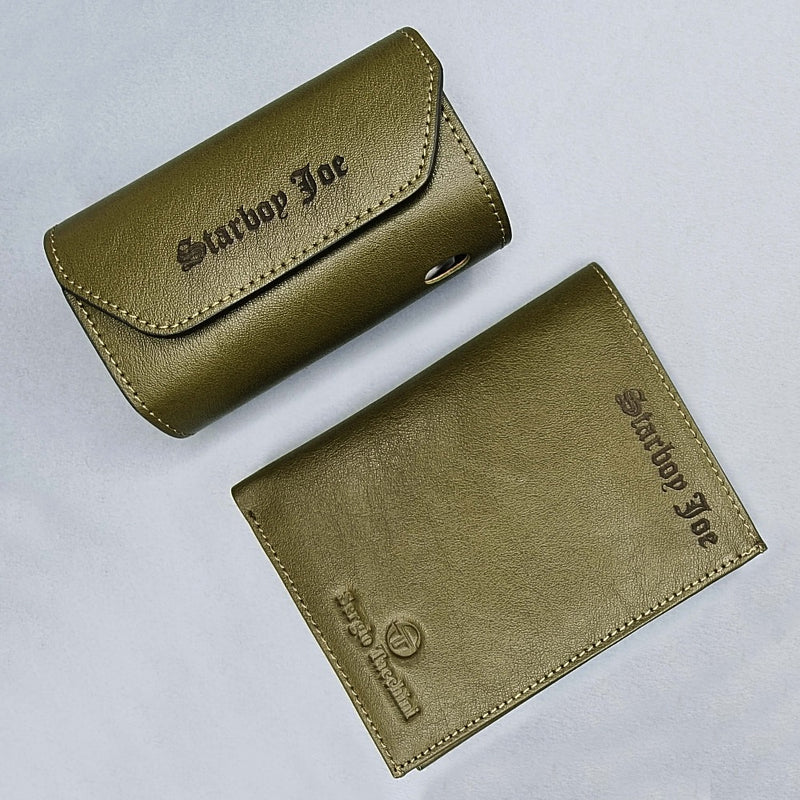 Sergio Tacchini Olive Green Vertical Wallet Wallets - Pegor Jewelry