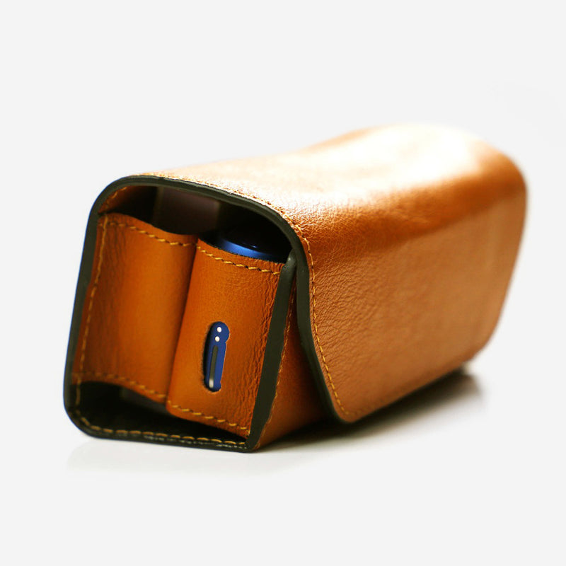 Tan Brown IQOS Leather Case IQOS case - Pegor Jewelry